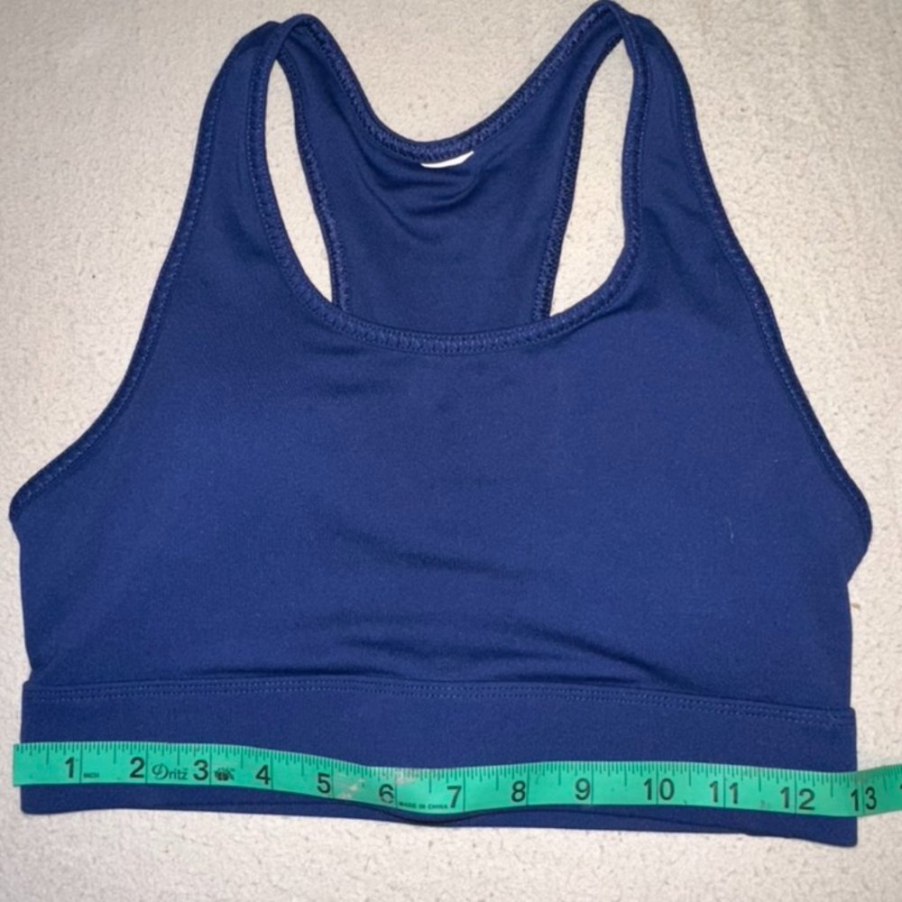 Fabletics Trinity sports bra, blue; M
